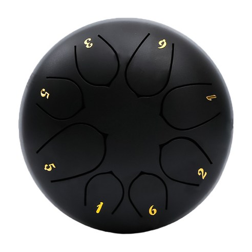 와이든 스틸 텅드럼 핸드팬 악기 행팬 행드럼 탱크, 8음계(15.24센치미터), 1개