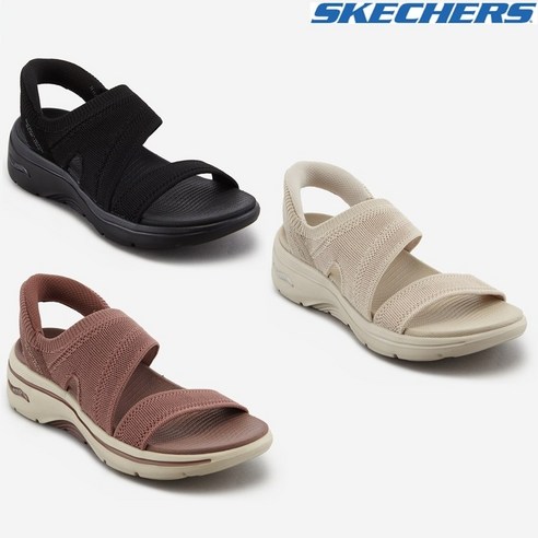 여름날의 자유로운 발걸음, 스케쳐스 여성 고워크 아치핏 2.0 슬립인 샌들 스케쳐스아치핏샌들