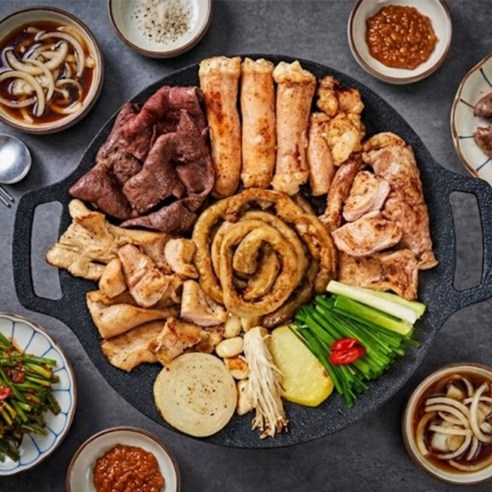 해와바다 소곱창 소대창 소막창 염통 초벌구이 간편식 캠핑용고기 소스 동봉, 180g, 1개