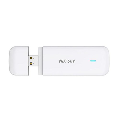 휴대용 4G LTE USB 모뎀 고속 네트워크 카드 8 사용자 연결 동글, 9.7x3.3x1cm., 하얀
