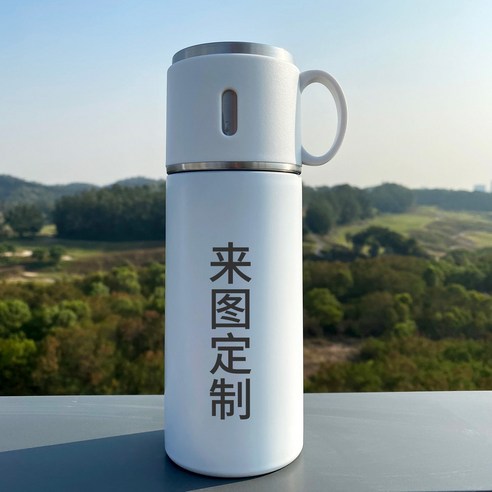 옥 개 보온병 만화 귀여운 패션 학생 간단한 일본식 대용량 물 컵 뚜껑 음료수, 350ml뚜껑수컵개인맞춤형, 350ml 뚜껑 수 컵