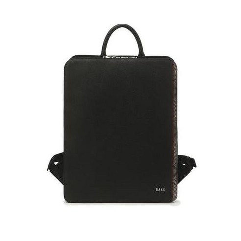 [정품인증] 307928 닥스 DBBA2F668BK [BIZ BACKPACK]블랙 체크배색 가죽 백팩