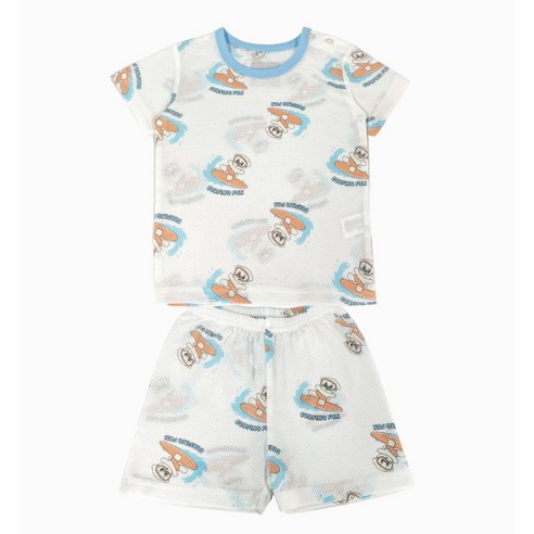 땀 많은 우리 아이, 쾌적한 여름을 위한 선택? 아이숲 모달메쉬 실내복 솔직 후기 아기메쉬실내복