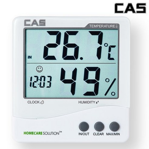 카스 CAS 디지털 온습도계 TE-201