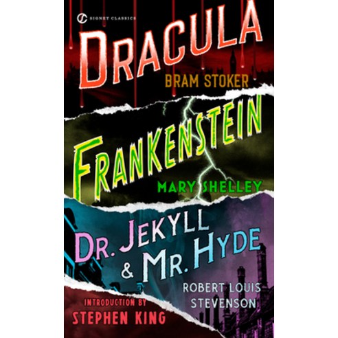 (영문도서) Frankenstein Dracula Dr. Jekyll and Mr. Hyde Mass Market Paperbound, Signet Book, English, 9780451523631