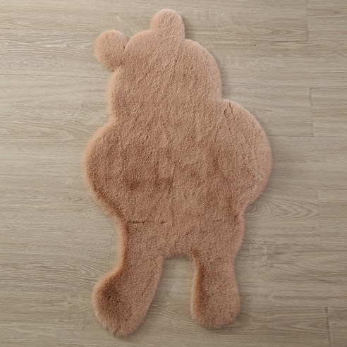 공장 공급 만화 귀염둥이 동물 이형 곰 카페트 거실 침실 출입구 매트리스 창문 장식 카페트, 카키비니