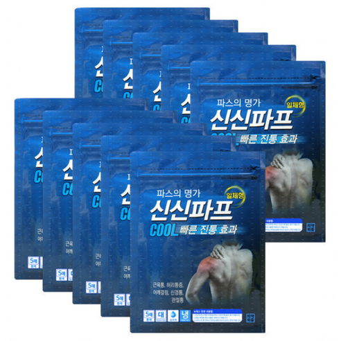 신신파스 신신파프 일체형 COOL / 신형 /, 1개, 50매