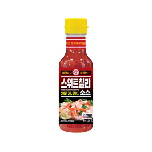 오뚜기 스위트 칠리소스, 350g, 1개 장/소스/드레싱/식초 오뚜기 스위트 칠리소스, 350g, 1개 장/소스/드레싱/식초