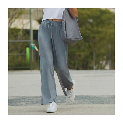 다리 길이 고민 끝! 안다르 에어스트 와이드 팬츠로 완성하는 인생핏 안다르에어스트와이드