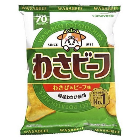 야마요시 와사비프 와사비&비프맛, 1개, 50g