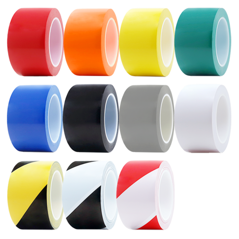 바닥라인테이프 48mm X 30M PVC 11컬러 안전 경계 표시 동선 구획, 회색, 1개