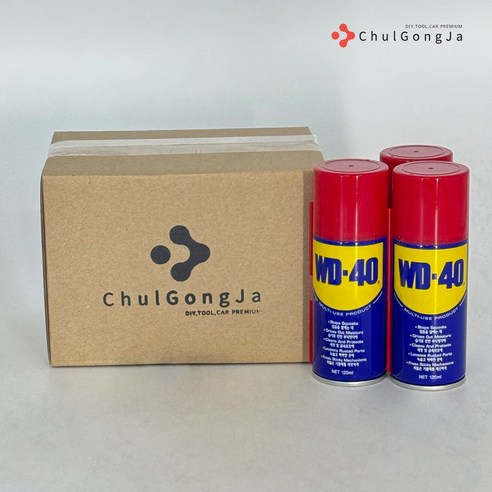 철공자 WD-40 120ml 방청 윤활제 WD40 방청제 더블유디 녹방지제, 4개