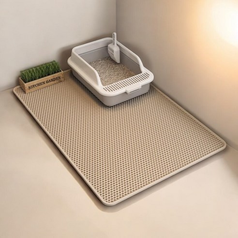 캣박스 고양이 모래 사막화 방지 매트 화장실 모래매트 특대형, 1개