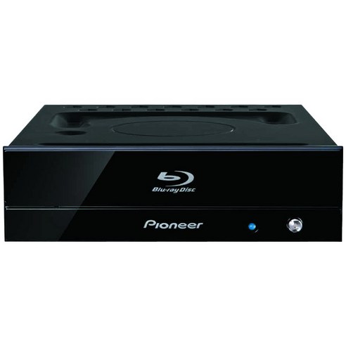 Pioneer 파이오니어 Ultra HD Blu-ray 재생 대응 M-DISK 대응 BD-R 16배속 쓰기 특수 도장 블랙 케이스 BDDVDCD 라이터 피아노 블랙 BDR-S12J-X