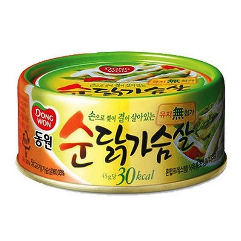 동원 순닭가슴살 통조림, 135g, 8개