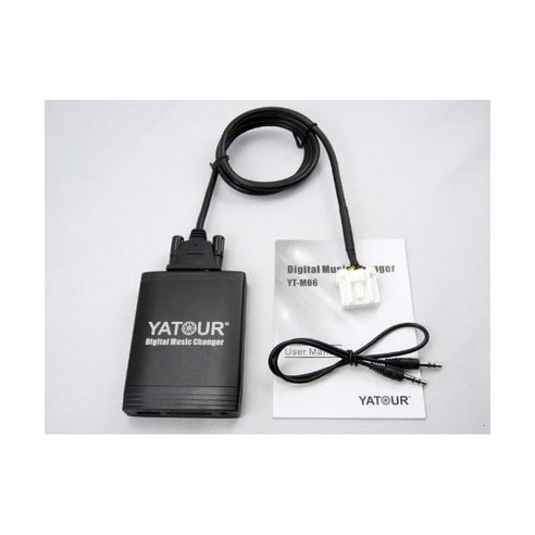 KUNFINE Yatour Car Digital Music Changer USB SD Aux MP18 인터페이스 카 스테레오 블루투스 (옵션) Mazda용 라디오
