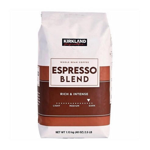 커클랜드 에스프레소 다크로스트 원두 1.13kg 2개 / Kirkland Espresso Blend Whole Bean Coffee 2.5lbs x2