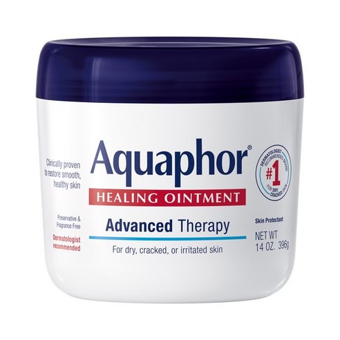 Aquaphor 치유 연고 고급 피부 보호제 14온스 병, 14 Ounce Jar, 1개 아쿠아퍼