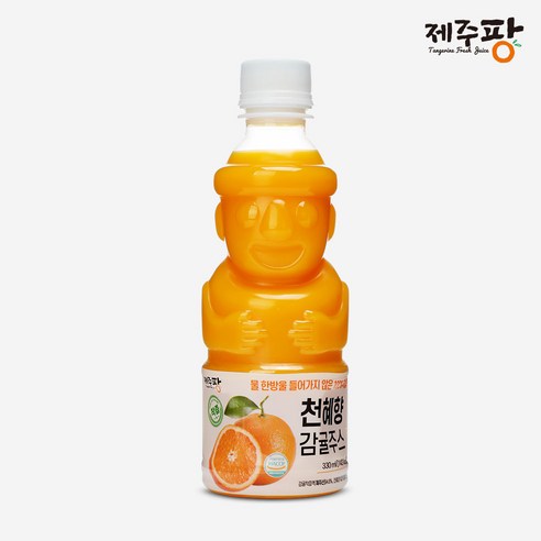 제주팡 천혜향 감귤주스 (330ml x 8병) 물 한방울 들어가지 않은 100%착즙, 330ml, 8개