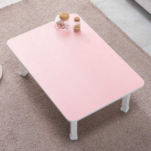 퍼니우드 E0등급 프리미엄보드 접이식테이블 좌식 테이블, 베이직 특대(600X800) 핑크