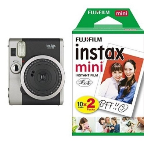 후지필름 instax mini LiPlay 인스탁스 미니 90+사은품 필름, 후지필름 인스탁스 미니 90 브라운 +사은품 필름, 1개 인스탁스미니90보호렌즈 Best Top5