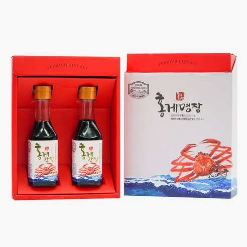 홍게명장간장 홍게간장 홍게추출엑기스93%함유 250ml x 2개입, 2개