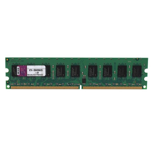 2GB DDR2 ECC RAM 메모리 533MHz 4200 DIMM RAM 고성능 서버 메모리, 하나, 초록