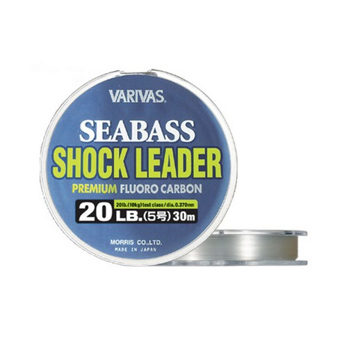 바리바스 농어 프리미엄 쇼크리더 플로로 30m, 12LB, 1개