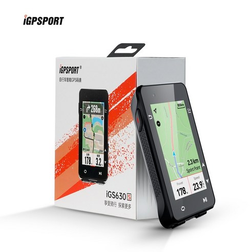 iGS630S 스마트 사이클링 컴퓨터 GPS 블루투스 속도계, 1개