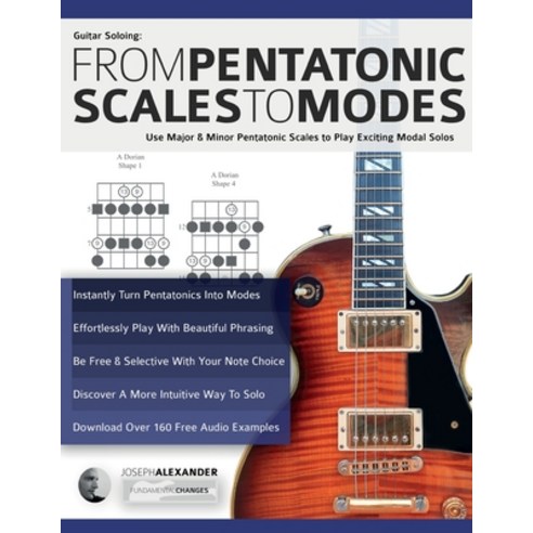 (영문도서) Guitar Soloing: Use Major & Minor Pentatonic Scales to Play Exciting Modal Solos Paperback, WWW.Fundamental-Changes.com, English, 9781789334012