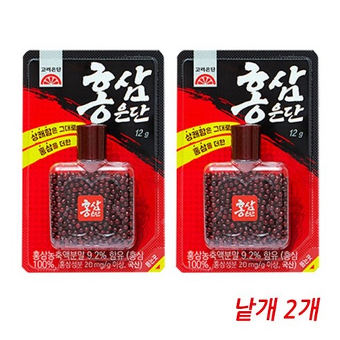 고려은단 홍삼은단 12g, 3개