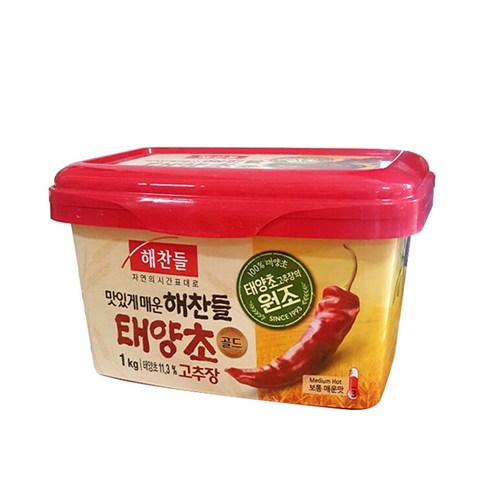 해찬들 맛있게매운 태양초 고추장 3kg, 1개