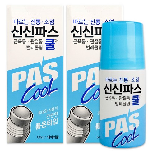 신신제약 신신파스 쿨 연고 60g 바르는 파스, 6세트