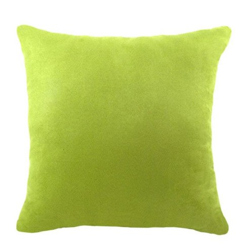 우단 솔리드 컬러 베개 케이스 장식적인 던지기 베개 커버 소파 베드 Decors, Green-45x45cm, {"수건소재":"다른"}