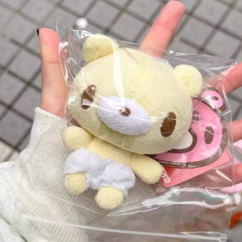 몽환적인 매력의 화이트 글루미베어, 한요우사기 컬래버레이션 인형 키링 탐험기 글루미베어