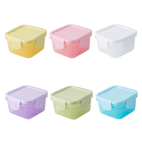 홈스윗홈 이유식 미니 밀폐용기 150ml 6개 6p 6세트