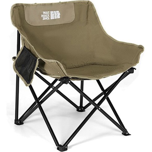 탄씨엔쯔 휴대용 캠핑 의자, 1개, 그린