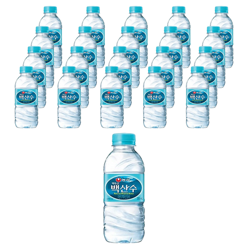 농심 백산수330ml 20개, 330ml, 40개