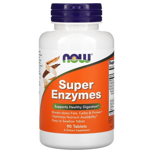 Now Foods Enzymes 나우푸드 엔자임 소화효소 180정, 1개