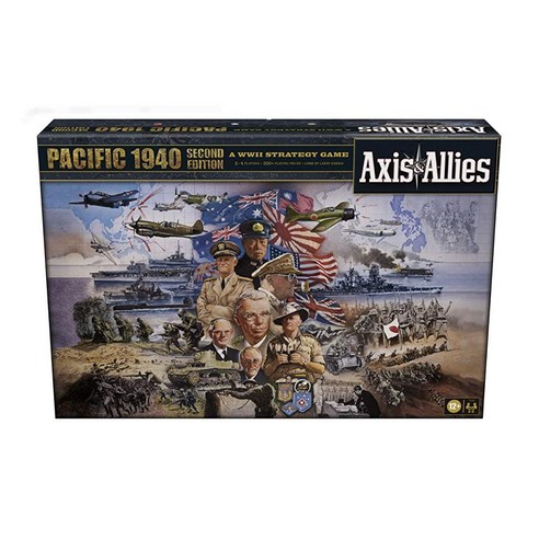 alon HillHasbro Gng 아발론 힐 Axis & Allies Pacific 1940 보드게임 2판 영어 버전 브라운115602