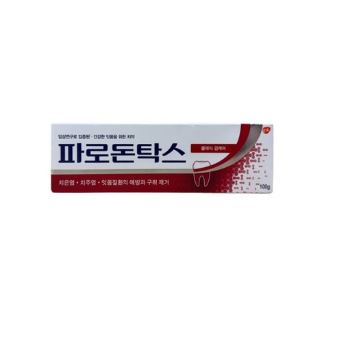 파로돈탁스 클래식 검케어 치약, 100g, 2개
구강/면도 파로돈탁스 클래식 검케어 치약, 100g, 2개
구강/면도