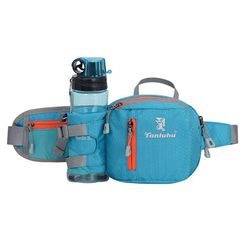 TANLUHU 힙색 스포츠힙색 보조가방 힙쌕 허리가방 다용도등산가방#389, 블루