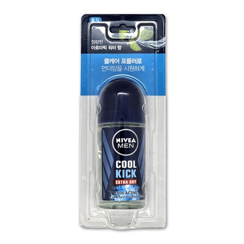 땀 냄새와의 전쟁, 이제 쿨하게 끝내자! 니베아 맨 쿨킥 롤온 솔직 후기 데오드란트롤온