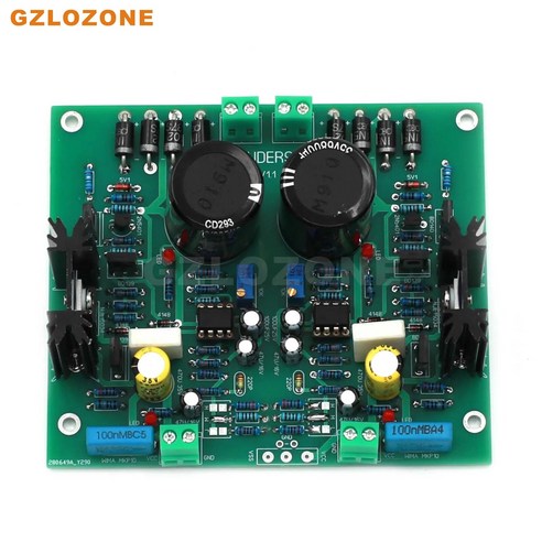 Base on STUDER 900 Circuit 2 Way Power Supply DIY Kit/Finished Board For Preamplifier/DAC DC 5-2