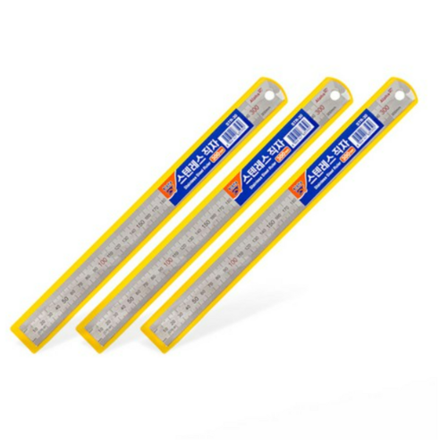 알파 스텐레스 직자 STR-30 유광 30cm, 혼합색상, 10개