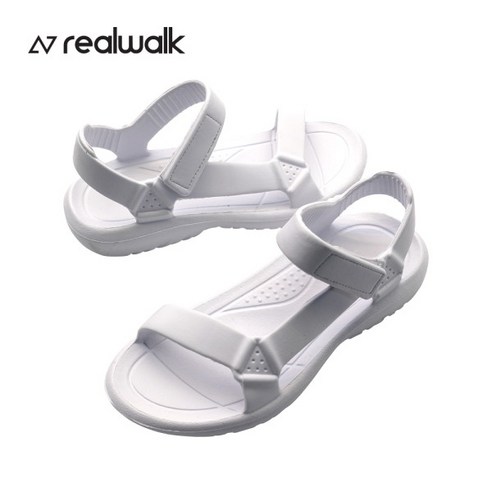 리얼워크 벨크로 스트랩 데일리 스포츠 여름 커플 샌들