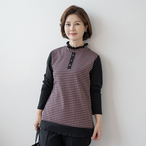 여성 티셔츠 긴팔티60대 추천상품 마담4060 빅사이즈 티셔츠: 60~70대 여성을 위한 스타일리시한 선택