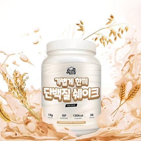 자니웨이 가볍게한끼 식사대용 단백질 쉐이크 곡물 미숫가루맛, 1개, 1kg