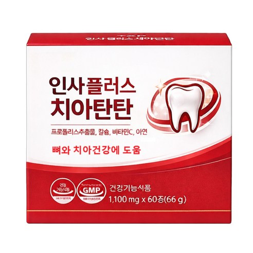 이가탄탄 함을 원하시는 분 치아건강엔 인사 치아튼튼, 6세트, 10정