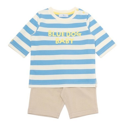 블루독베이비8 SS24 레터링7부상하복 HJ (4417067219) (BLUEDOG BABY유아출산 198458